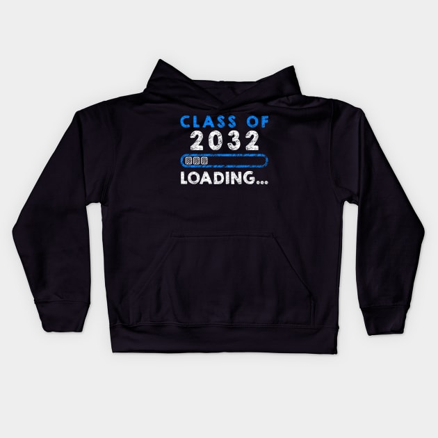 Class of 2032 Grow With Me Kids Hoodie by KsuAnn